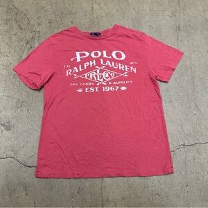 Polo Ralph Lauren Red Dry goods Graphic T Shirt